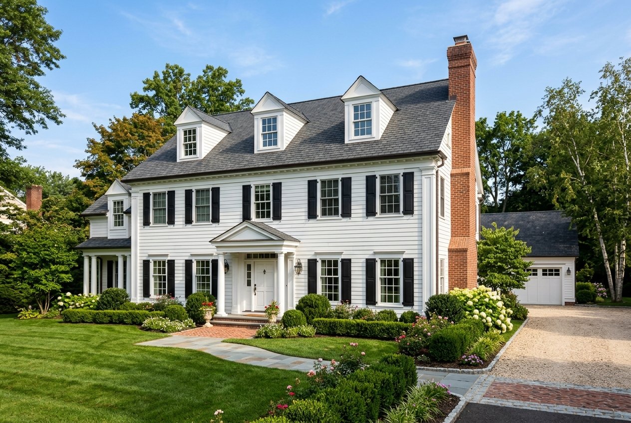 Executive colonial estate complete reroof in Basking Ridge, NJ