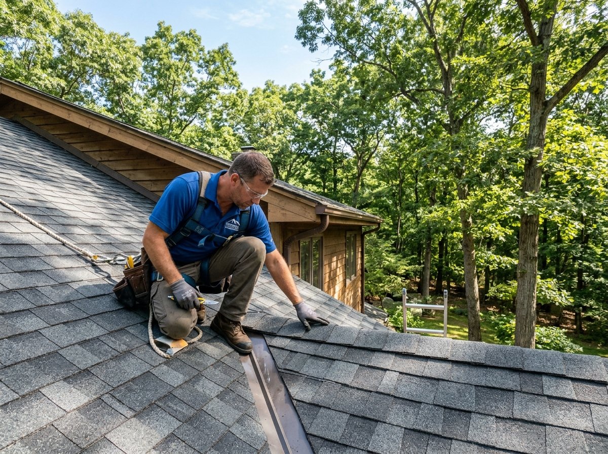 Wind-resistant shingle and ridge ventilation upgrade in Martinsville, NJ